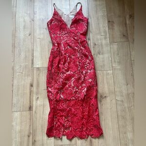 Dress the Population Crochet Lace Sheath Dress